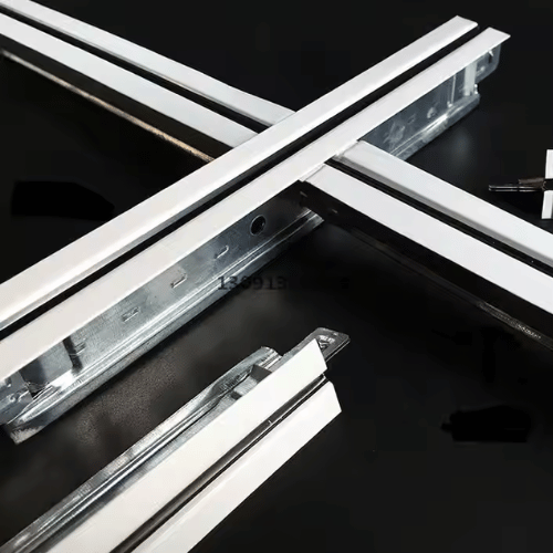 Solid Ceiling Grid Black Line