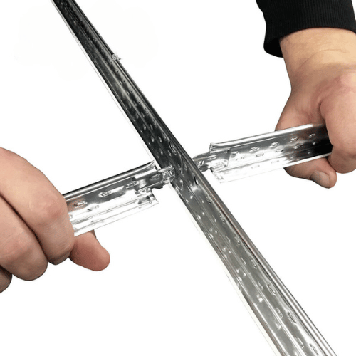 36 Solid Ceiling Grid Teak Black Line - Image 4