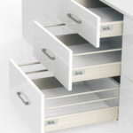 High Quality Tandem Drawer Slider White