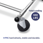 TAITA High Quality Black Rubber Screw Wheel  - Image 3