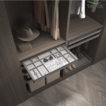 TAITA Elite Wardrobe Pull Out Leather Multifunctional Storage Shelf - Image 6