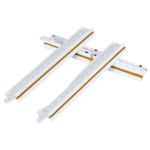 Ceiling Grid Full White Gold Line