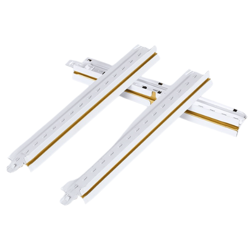 Ceiling Grid Full White Gold Line