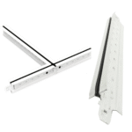 Solid Ceiling Grid Full White Black Line - Image 3