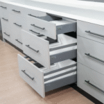 High Quality Slim Tandem Drawer Slider Grey