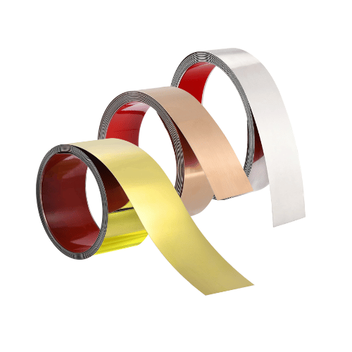 157 Steel Peel and Stick Trim Strip 60mm