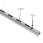 Solid Heavy Duty A1 Rack Bar Single Hole 1.5mm - Image 2