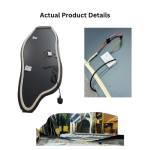 Modern Floating Wall Mount Horizontal Mirror with LED Light - Image 6