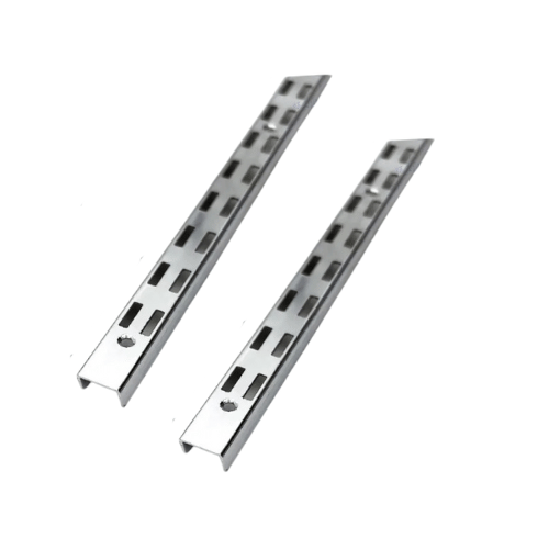 A5 Rack Bar Double Hole silver