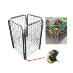 Standing Display Storage Chrome