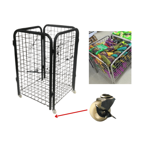 Standing Display Storage Black