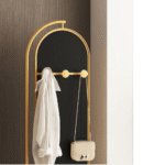 Solid Rotatable Standing Mirror with Storage - Image 2