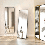 Rectangular Standing or Wall Mount Mirror