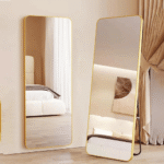 Luxury Rectangular Standing or Wall Mount Mirror - Image 3