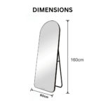 Luxury Arched Standing or Wall Mount Mirror - Image 2