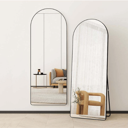 Arched Standing or Wall Mount Mirror