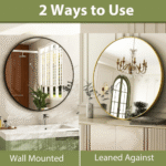 Luxury Wall Mount Round Mirror - Image 6
