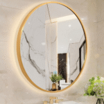 Luxury Wall Mount Round Mirror with LED Light - Image 7