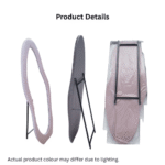 Luxury Wavy Flannel Floor Length Standing Mirror - Image 9