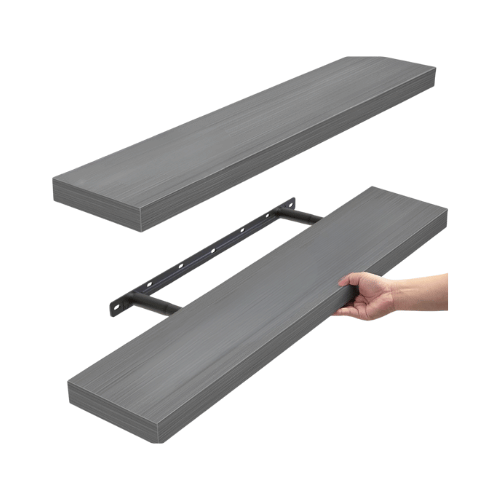 Floating shelf in Charcoal Grey