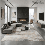 Modern Diagonal Linear Area Rug