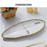 Modern Oval Ceramic Trinket Tray - Image 2