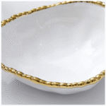 Luxurious Ceramic Triangle Trinket Tray - Image 3