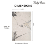 Luxurious Modern Geometric Echo Stamps Area Rug - Image 3