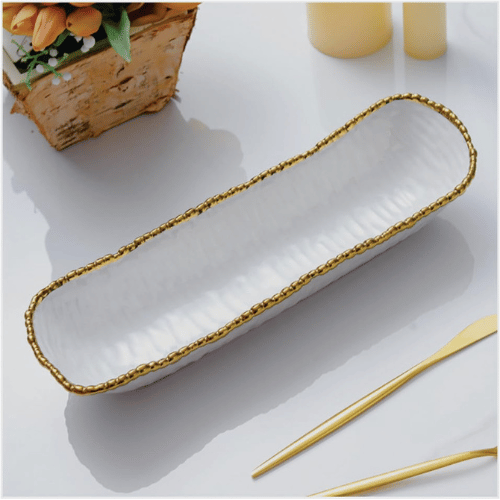 Ceramic Rectangle Trinket Tray