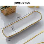 Luxurious Ceramic Rectangle Trinket Tray - Image 2