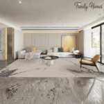 Luxurious Modern Geometric Echo Stamps Area Rug - Image 6