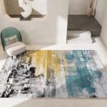 Luxurious Modern Abstract Design Rug Carpet in Multicolor - Image 6