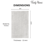 Luxurious Modern 3D Hexagon Geometric Area Rug - Image 3