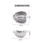 Luxurious Ceramic Leaf Trinket Bowl - Image 2