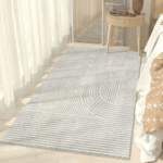 Luxurious Modern Beige Arch Lines Rug Carpet - Image 6