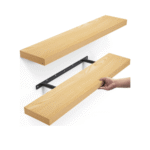 Floating shelf in White Oak