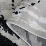 Luxurious Vintage Eclipse Ink Art Rug - Image 7