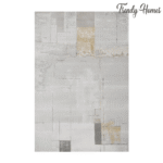 Luxurious Aesthetic Aged Parchment Abstract Area Rug - Image 2