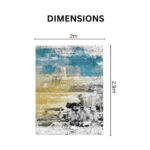 Luxurious Modern Abstract Design Rug Carpet in Multicolor - Image 4