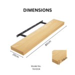 TAITA High Quality Floating shelf in White Oak - Image 3