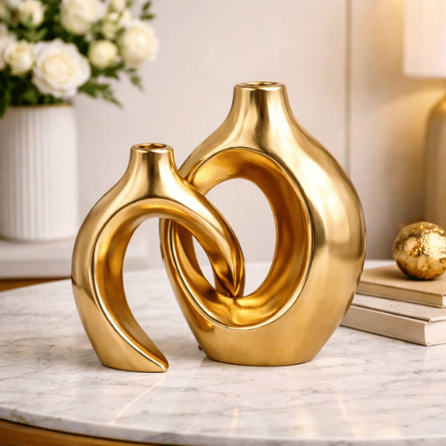 Minimalist Hollow Ceramic Vase Set TAJ006