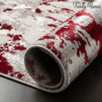 Luxurious Abstract Marble Area Rug - Image 9