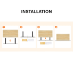 TAITA High Quality Floating shelf in White Oak - Image 9