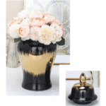 Luxurious Antique Deco Black Ginger Pot - Image 5