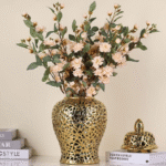 Luxurious Intricate Gold Pierced Ginger Pot - Image 5