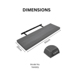 TAITA High Quality Floating shelf in Charcoal Grey - Image 4