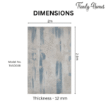 Luxurious Modern Abstract Brushstroke Area Rug - Image 4