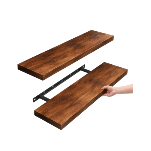 Floating shelf in Dark Walnut