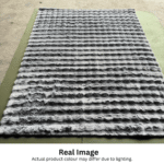 Luxurious Modern Bubble Soft Rug Carpet Gray - Image 4