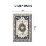 Luxurious Modern Geometry Floral Pattern Rug Carpet - Image 3